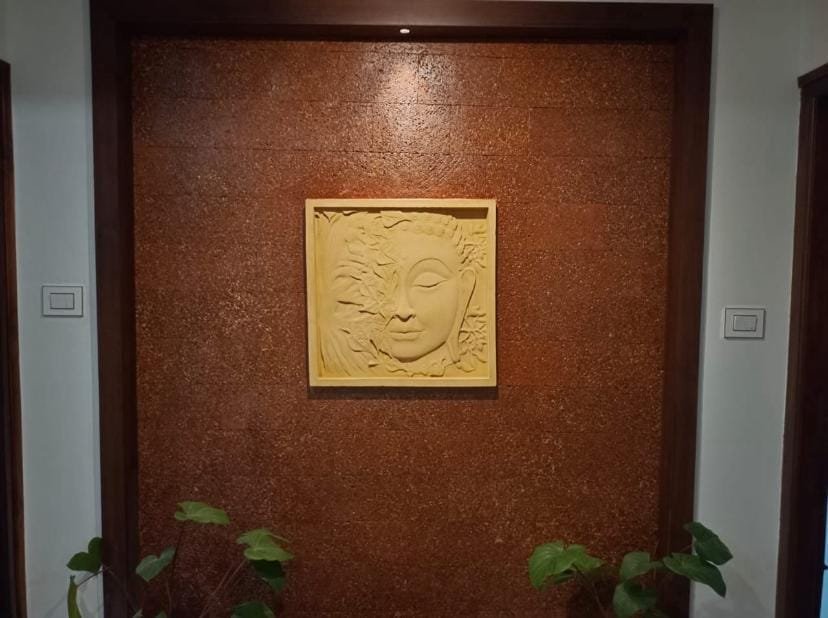 Buddha Relief Panel - Detailed Finish